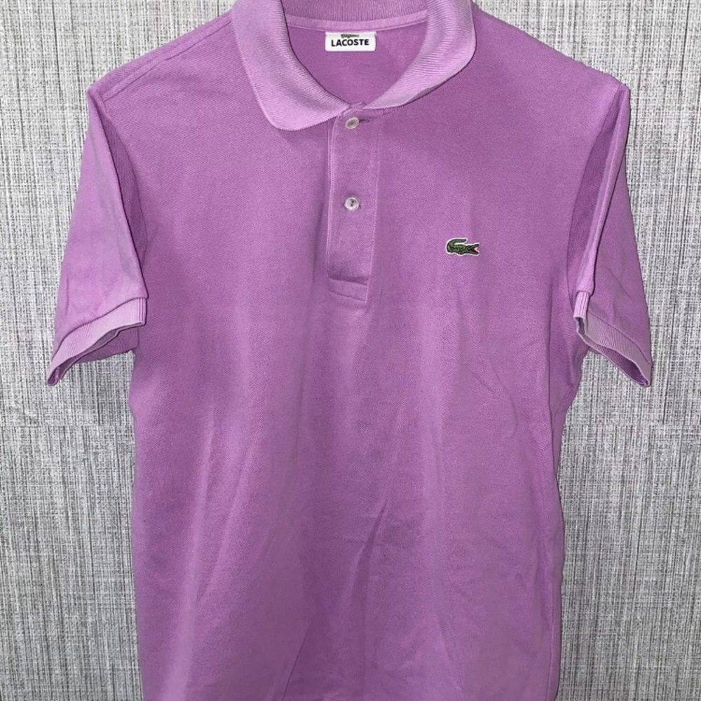 Lacoste  Purple Short Sleeve Golf Polo Shirt Size 3 UK / Small